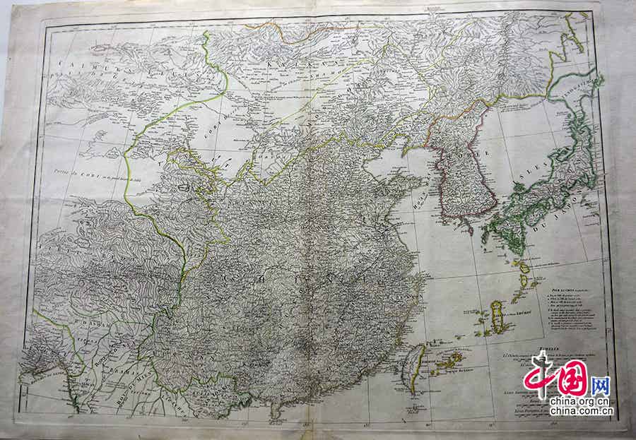 中文发音标注钓鱼岛的西方古地图36.8万拍卖